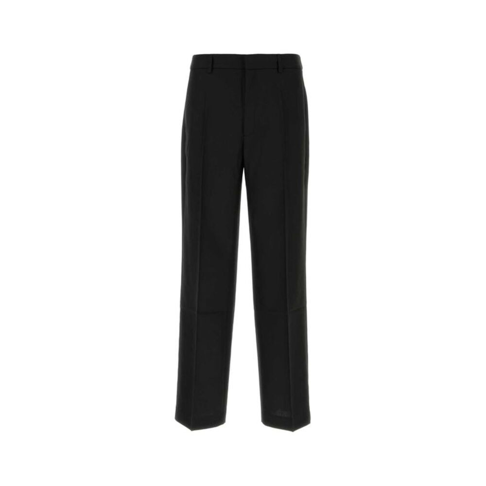Sefr Men Black Polyester Blend Jeon Pant